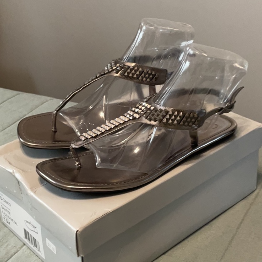 Studded Black Sandals